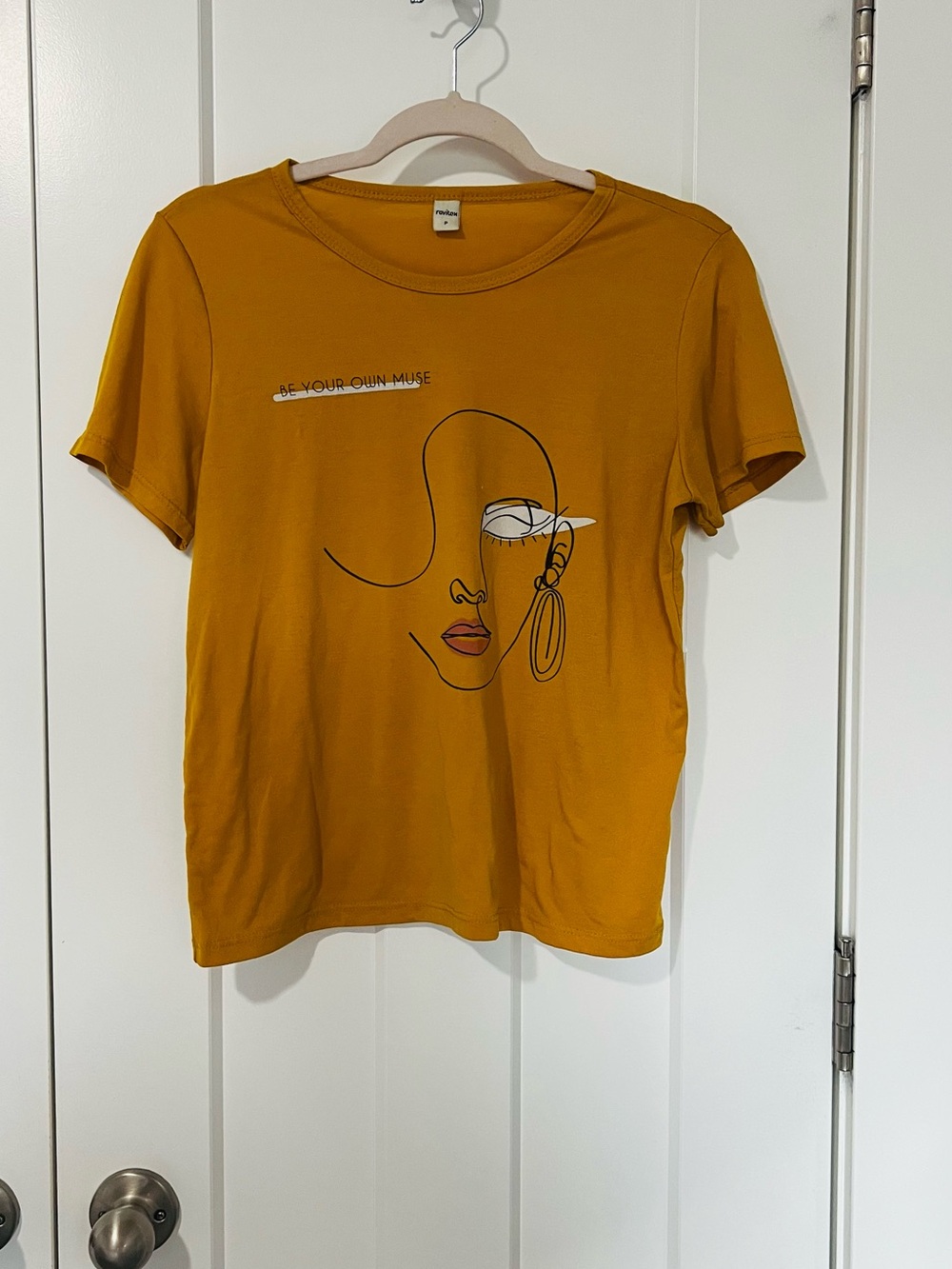 Mustard Graphic Tee - Be Your Own Muse